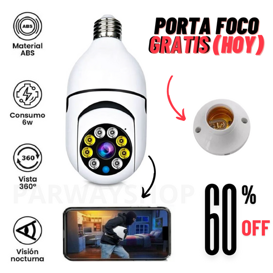 Camara de seguridad Wi-Fi 360 - OnlySecure® (ENVIO GRATIS HOY)